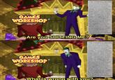 GAMES WORKSHOP Ⓡ Are you S------- ME? GAMES WORKSHOP Ⓡ THE TERMINUS DECREE Held in a simple wooden box that only the Supreme Grand Master may open, the Terminus Decree details the Emperor's final command to the Grey Knights Chapter. The Master of Mankind can never be allowed to leave the Golden Throne - either returned to life, reborn in another's body or ascend as some kind of Warp entity and if he does, the Grey Knights must return him to his terrible duty. Indeed, they were created with the possibility of this event in mind, a task beyond the abilities of any other force in the Imperium. The Decree offers no guidance on how such feats might be achieved, for it is neither a weapon nor a magic formula. Rather, the Grey Knights would themselves be the weapon on such a desperate day, one that would likely have to cut a path through the ranks of the Custodian Guard and many others to see its duty done. THE TERMINUS DECREE Held in a simple wooden box that only the Supreme Grand Master may open, the Terminus Decree details the Emperor's final command to the Grey Knights Chapter. The Master of Mankind can never be allowed to leave the Golden Throne - either returned to life, reborn in another's body or ascend as some kind of Warp entity- and if he does, the Grey Knights must return him to his terrible duty. Indeed, they were created with the possibility of this event in mind, a task beyond the abilities of any other force in the Imperium. The Decree offers no guidance on how such feats might be achieved, for it is neither a weapon nor a magic formula. Rather, the Grey Knights would themselves be the weapon on such a desperate day, one that would likely have to cut a path through the ranks of the Custodian Guard and many others to see its duty done. What is wrong with you?