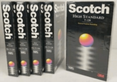 SSSS Scolch Scotch Scotch Scotch Scotch Scotch HIGH STANDARD T-120 General Purpose Recording HS/T-130 HS/T-120 S/T-120 VHS MIS HS/T-120 VHS VHS www W VHS 3M