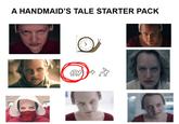 A HANDMAID'S TALE STARTER PACK 10 11 12 1 9 3 8 7 4 . 6 5