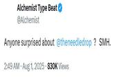 Alchemist criticizing Anthony Fantano.