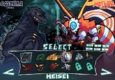 GODZILLA (HEISEI) M M MOTHRA CHEISE!) S H B VV SELECT ALL MI MO 88 V HEISEI P.3 A