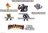 Yokai starter pack Burning man imgflip.com Metal Yokal Little Yokai TREE YOKAI Orochi the Great Snake BIG YOKAI