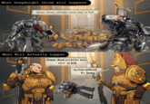 What Greyknight think will happend damn, those custodes were easy to kill What Will Actually happen Damn, those ASTARTES were EASY to kill. And we suffered No losses. ikr?
