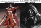 # Eldar Listener Awesome and kindhearted EVIL AND INTIMIDATING MALCADOR Disarmon