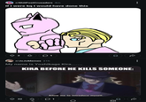 r/ShitPostCrusaders 4m If I were kq I would have done this 2 ♡ 1 D r/JoJoMemes 21h My name is Yoshikage Kira....... KIRA BEFORE HE KILLS SOMEONE: Allow me to introduce myself. 32 1 О וסו