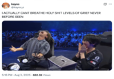 A "tweet":https://knowyourmeme.com/memes/sites/twitter-x joking about Koji's reaction to losing a _Fatal Fury_ match at "Evo":https://knowyourmeme.com/memes/events/evolution-championship-series-evo 2025.