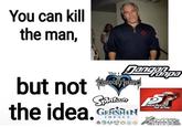 An HD version of the 'you can kill the man not the idea' meme. The meme features Epstein.