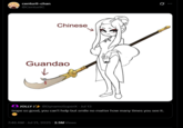 centurii-chan @CenturiiC Chinese Guandao ↓ JOLLY J@DynamoSuperX Jul 13 trope so good, you can't help but smile no matter how many times you see it. 7:46 AM Jul 21, 2025.2.5M Views