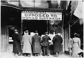 WAL ASSOCIATION HEADQUARTERS NATIONAL OPPOSED TO WOMAN SUFFRAGE EDA 111 2