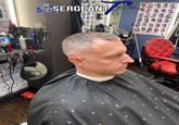 An alternate angle of the Thompson's Cutz and Design's photo "meme":https://knowyourmeme.com/memes/memes, showing a white guy in a barbershop chair at Thompson's Cutz and Design's, located at 133 E US HWY 80, Suite B, Forney, TX 75126.