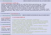 Anonymous >>213300547 (OP) # 08/01/25(Fri)18:45:04 No.213301063 wow. grandpa had NPR on all the time growing up. They always leaned pretty left but the level of journalism was pretty high and they'd at least make reasonable liberal points. Then when Trump came in that all went out the window and they took a nosedive fast. Just lazy, sloppy, eye rolling pieces. My mom and I would sometimes put it on as a joke >>213301266 # >>213301401 # Anonymo >>2133010 See what? talking over >>213301148 # Anonymous 08/01/25(Fri)18:56:03 No.213301401 >>213301063 # >*sound of traffic, people walking* >"but, you see, because many sex toy molds are cast from the penises of penised persons from outside the US, that means they'll be Anonymo subject to Trump's tarriffs." >>2133010 >free >*sound of a cash register and a door chime* thank you! Stay lubed! >"... and that's a big problem for Starla You're right Rosen-Hightower. She wonders if American making us a dildos will sell as well.." >>213301216 # Anonymou >*contemplative jazz music played over KY jelly tubes being empties*