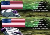 ignore that. Thailand's 1941 declaration of war on the United States Thailand's 1941 declaration of war on the United States