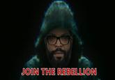 An image of "rapper":https://knowyourmeme.com/memes/cultures/rap-hip-hop Ice Cube and the caption "Join the Rebellion" from the 2025 film _War of the Worlds_.
