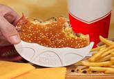 Tie BURGER HOLDER