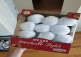 SET OF 24 INDOOR Snowball Fight THE ORIGINAL FUN WORKSHOP