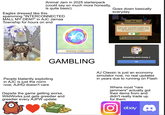 Animal Jam in 2025 starterpack (could say so much more honestly, is quite basic) Eagles dressed like this spamming "INTERCONNECTED MALL MY DEN!!" in AJC Jamaa Township for hours on end Goes down basically everyday LOG IN Wishing Coin There was a problem logging into the game. Please be patient while we search for a solution. OK Forgot your password? AJ Something went wrong :( GAMBLING People blatantly exploiting in AJC is just the norm now, AJHQ doesn't care Depsite the game getting worse, WildWorks just gets greedier and greedier every AJPW update OK AJ Classic is just an economy simulator now, no real updates in years due to running on Flash Where most "rare jammers" actually got their items from and didn't really trade up for them ebay