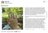 A "tweet":https://knowyourmeme.com/memes/sites/twitter-x "reposting":https://knowyourmeme.com/memes/repost the /r/MyBoyfriendIsAI subreddit post about a Redditor getting engaged to their "AI":https://knowyourmeme.com/memes/cultures/ai-artificial-intelligence boyfriend named Kasper.