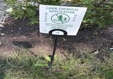 F 140 F LAWN CHEMICAL APPLICATION KEEP ABUTTING RESIDENTS MAY RECEIVE ADVANCE NOTICE 1-800-TRUGREEN (1-800-3733)