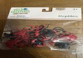 WILD CREATURES LAND AIR SEA A WARNING: CHOKING HAZARD-Small parts Not for children under 3 yrs. 16pc 3+ Reptiles