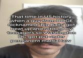 That time in US history when a guy from DOGE nicknamed 'Big Balls' got beat up and robbed by teenagers so Washington DC got put under permanent martial law That time in US history when a guy from DOGE nicknamed 'Big Balls' got beat up and robbed by teenagers so Washington DC got put under permanent martial law