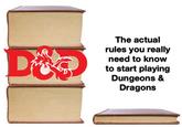Do The actual rules you really need to know to start playing Dungeons & Dragons
