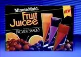 Minute Maid. Fruit Juicee FROZEN SNACKS NEW