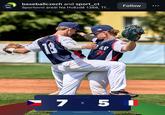 baseballczech and sport_ct Sportovní areál Na Hvězdě 1388, Tř... 18 SIL KPMG KO FINAL SCORE 7 5 U23 EUROBASEBALL Follow