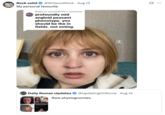 A "quote-tweet":https://knowyourmeme.com/memes/quote-retweets-qrts using the "Profoundly Mid Angloid Peasant Phenotype":https://knowyourmeme.com/memes/profoundly-mid-angloid-peasant-phenotype and comparing it to the Rare Physiognomies.