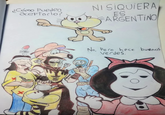 ¿Cómo pueden aceptarlo? NI SIQUIERA ES FARGENTINO No. Pero hace buenos Verdes.