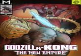 M MONSTERVERSE LEGENDARY VARER ZILLA darfrezilla.14 DarfreZillaArts @DarfreZillaArts #2 GODZILLA KONG THE NEW EMPIRE