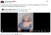 I remember when Disney blurred out the mom’s cleavage on that one episode of Wizards of Waverly place A "tweet":https://knowyourmeme.com/memes/sites/twitter-x about Jamie Lee Curtis's large chest in the August 2025 _Freakier Friday_ ad shared by the "Disney":https://knowyourmeme.com/memes/subcultures/disney "TikTok":https://knowyourmeme.com/memes/sites/tiktok account.