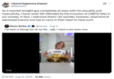 A "quote-tweet":https://knowyourmeme.com/memes/quote-retweets-qrts about the two male cheerleaders to the Minnesota Vikings "NFL":https://knowyourmeme.com/memes/cultures/nfl-american-football team's cheer squad in August 2025.