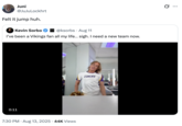 A "quote-tweet":https://knowyourmeme.com/memes/quote-retweets-qrts about the two male cheerleaders to the Minnesota Vikings "NFL":https://knowyourmeme.com/memes/cultures/nfl-american-football team's cheer squad in August 2025.