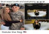Bruh exact outfit and everything •.000 AT&T 26% H US ARMY Age: Wideo length: 37: Related Videos : Rating: 9.8 This girl was so f------ nervous to do her very first Salute the flag