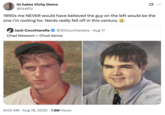 A "tweet":https://knowyourmeme.com/memes/sites/twitter-x comparing the high school photos of California Governor "Gavin Newsom":https://knowyourmeme.com/memes/people/gavin-newsom and "U.S.":https://knowyourmeme.com/memes/cultures/united-states-of-america Vice President "J.D. Vance":https://knowyourmeme.com/memes/people/jd-vance, which, overall, likened Newsom as a ""Chad":https://knowyourmeme.com/memes/chad" and Vance as a ""Chud":https://knowyourmeme.com/memes/chud" or "nerd."