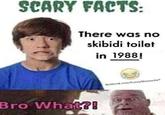 SCARY FACTS: There was no skibidi toilet in 1988! Bro What?!