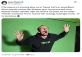 A "tweet":https://knowyourmeme.com/memes/sites/twitter-x about the death of French "Kick":https://knowyourmeme.com/memes/sites/kick-streaming-platform streamer Jean Pormanove, who passed away in his sleep during a 10-day streaming marathon in August 2025.