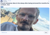 A "Reddit":https://knowyourmeme.com/memes/sites/reddit post on the /r/europe subreddit about the death of French "Kick":https://knowyourmeme.com/memes/sites/kick-streaming-platform streamer Jean Pormanove, who passed away in his sleep during a 10-day streaming marathon in August 2025.