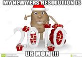 MY NEW YERS RESOLUTION IS me ime Download from Dreamstime.com UR MOM !!! 11932617