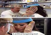 Their European Monarchs daugthers WHAT ARE YOU? A political bargaining tool
