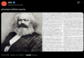 1 IT SDL @SocDoneLeft shortest leftist meme 7:03 PM • May 17, 2024 1,840 Views