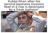Kublai Khan after his second Japanese invasion fleet in a row is destroyed by a freak typhoon 10 Years with Hayao Miya NHK WORLD JAPAN 1;
