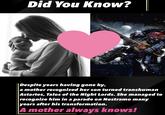 Did You Know? Despite years having gone by, a mother recognized her son turned transhuman Astartes, Talos of the Night Lords. She managed to recognize him in a parade on Nostramo many years after his transformation. A mother always knows!