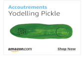 Accoutrements Yodelling Pickle amazon.com Shop Now