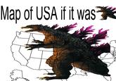 Map of USA if it was