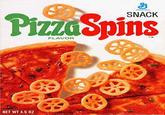 SNACK Pizza Spins FLAVOR NET WT 4.5 OZ