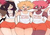 F H EMB OOTE S FEMBOY FEMBOY HOOTERS HOOTERS