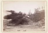 To Mid Air wonder Deadwood blast in building railroad to Photo and copyright by Grabill Copyrighted by J. C. H. GRABILL, Deadwood, Dakota. 355