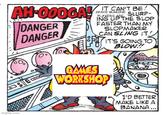 IT CAN'T BE! AH-000GALANTE DANGER DANGER SPACE MARINE PLAYERS ARE SLURP- ING UP THE SLOP FASTER THAN MY SLOPMAKER CAN SLING IT. IT'S GOING TO BLOW!! imgflip.com GAMES WORKSHOP I'D BETTER MAKE LIKE A BANANA...