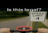 Is this legal? SPEED LIMIT -1 Al-generated content 0